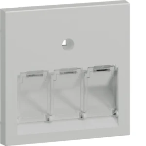 Hager GZUAE3A7035 Central Plate UAE 3-gang