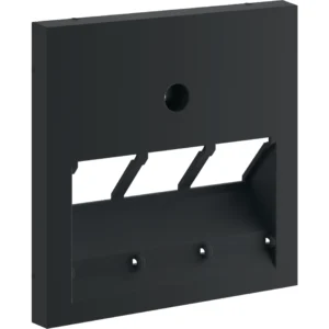 Hager GZUAE3A9011 Central Plate UAE 3-gang