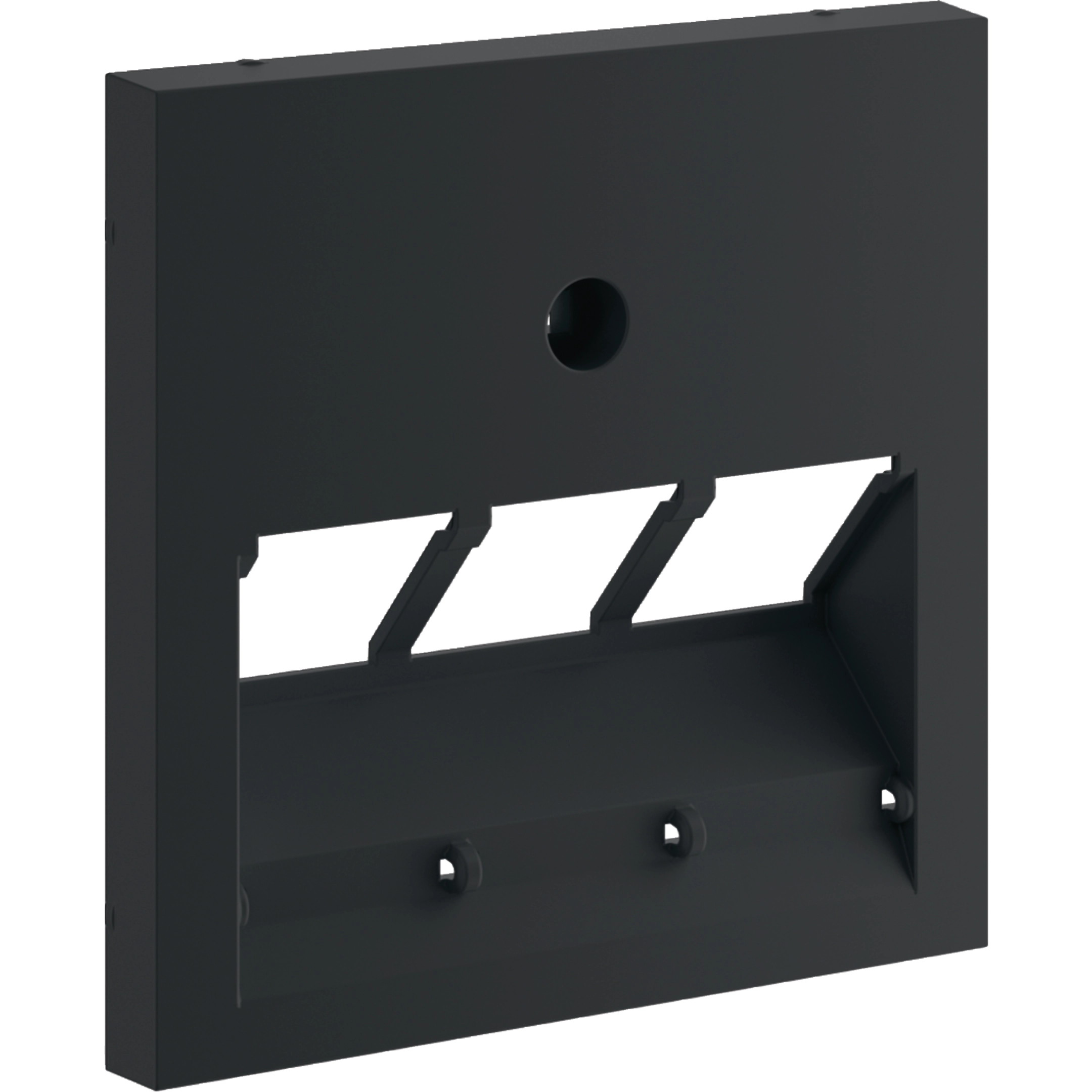 Hager GZUAE3A9011 Central Plate UAE 3-gang