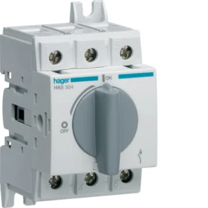 Hager HAB304 Load Break Switch 3P 40A