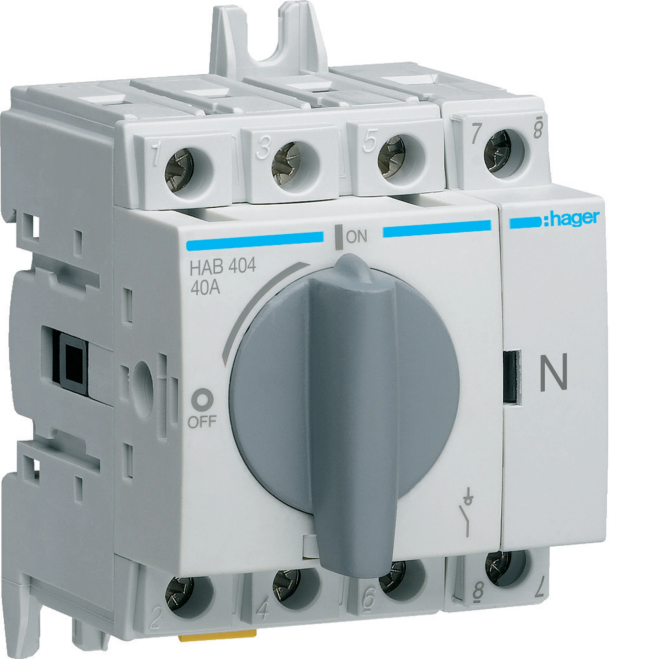Hager HAB404 Load Break Switch 4P 40A