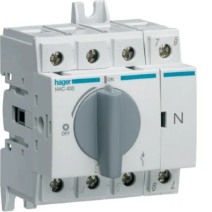 Hager HAC406 Load Break Switch 4P 63A