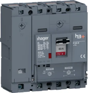 Hager HES064DC Moulded Case Circuit Breaker H3+