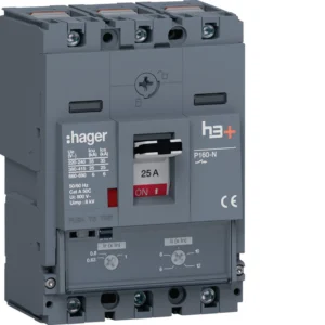 Hager HHS025DC Moulded Case Circuit Breaker H3+