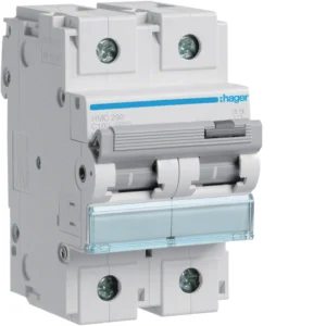 Hager HMC290 MCB 2P 15kA C-100A 3M