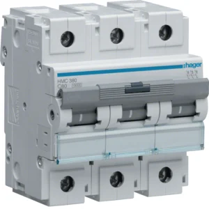 Hager HMC380 MCB 3P 15kA C-80A 4.5M