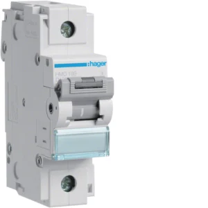 Hager HMD199 MCB 1P 15kA D-125A 1.5M