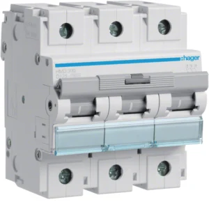 Hager HMD399 MCB 3P 15kA D-125A 4.5M