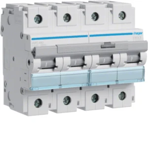 Hager HMD490 MCB 4P 15kA D-100A 6M