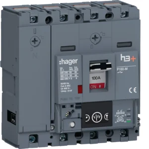 Hager HMS101NC Moulded Case Circuit Breaker H3+