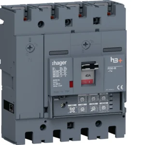 Hager HMT041JR Moulded Case Circuit Breaker H3+