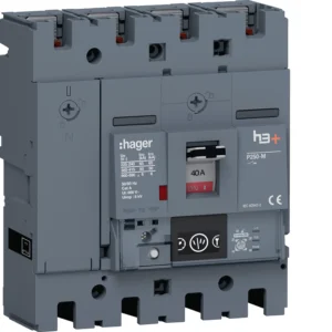 Hager HMT041NR Moulded Case Circuit Breaker H3+