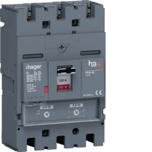 Hager HMT100DR Moulded Case Circuit Breaker H3+