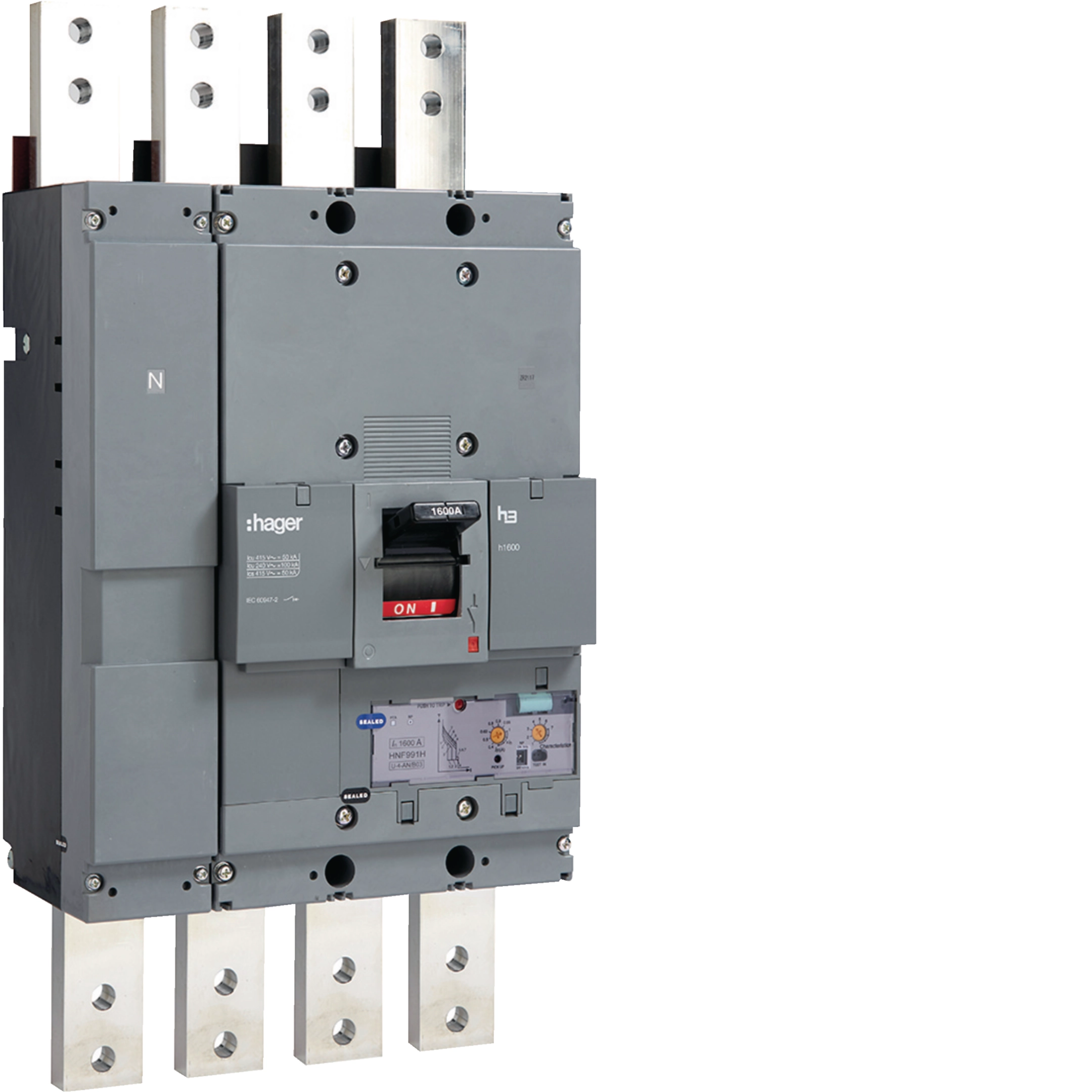 Hager HNF991H MCCB H1600 4P 50kA 1600A