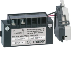 Hager HXA055H UVR Del 380-450VAC(x/P160-x/P250-x/P630)
