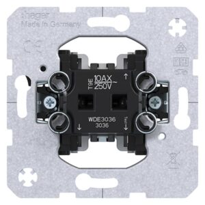 Hager WDE3036 On/off/changeover Switch Flush-mounted