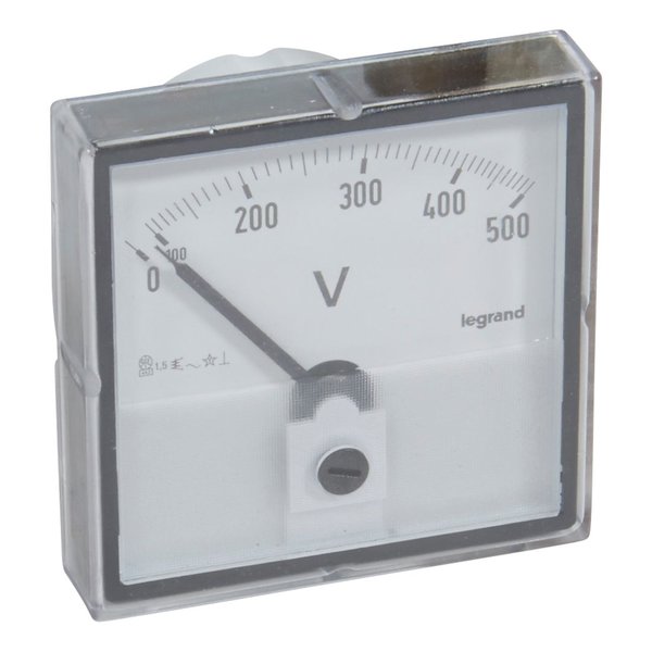 Legrand 014660 Analog Voltmeter With Round Barrel
