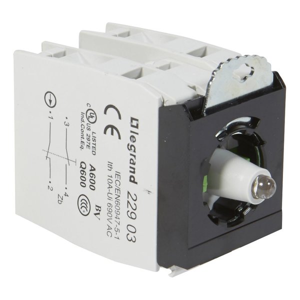 Legrand 022980 Sub-assembly Osmoz Block For Illuminated Head