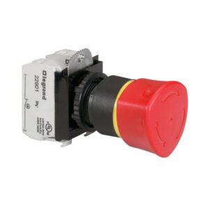 Legrand 023726 Osmoz Complete Latching Non-illuminated Mushroom
