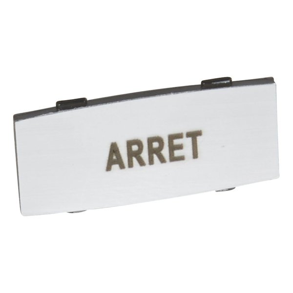 Legrand 024334 Osmoz Clip-on Frame Insert With Text