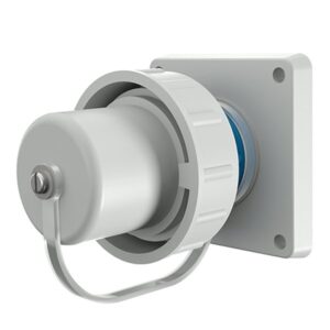 Mennekes 10852 Panel-Mounted SCHUKO Appliance Inlet