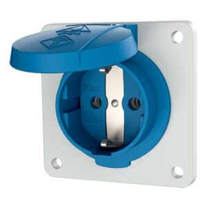Mennekes 11031F SCHUKO Socket Outlet Blue