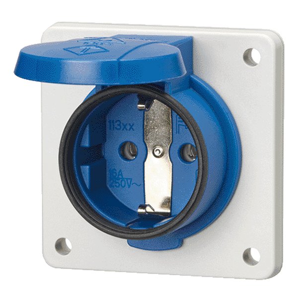Mennekes 11331F SCHUKO Socket Outlet Blue