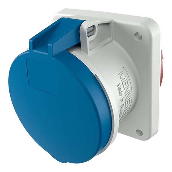 Mennekes 1251A Panel-Mounted CEE Socket Outlet