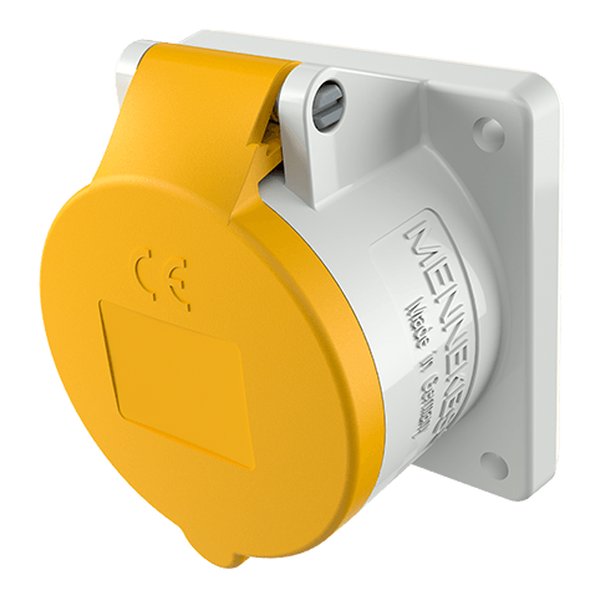 Mennekes 1672 Panel-Mounted CEE Socket Outlet