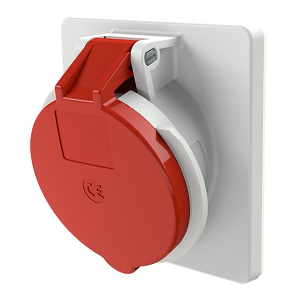 Mennekes 20147A Panel-Mounted CEE Socket Outlet TA