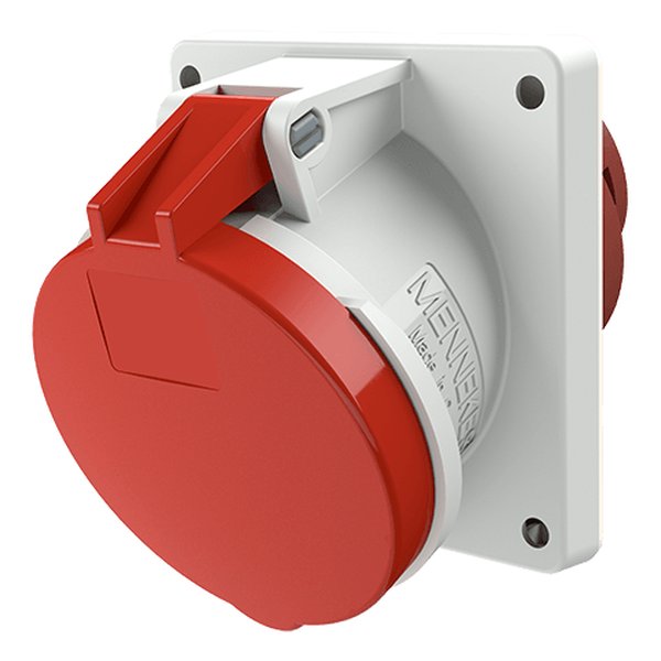 Mennekes 21160A Panel-Mounted CEE Socket Outlet