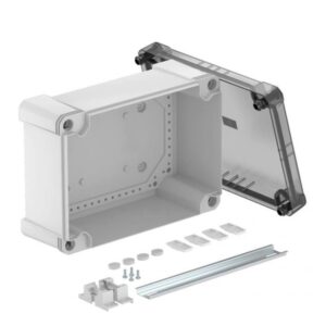 OBO Bettermann X25C R LGR-TR Empty Enclosure With Trans. Lid
