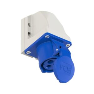 PCE 113-6k Wall-Mounted CEE Socket Outlet COMPACT