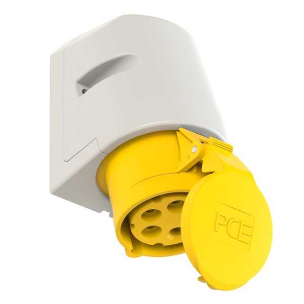 PCE 115-4 Wall-Mounted CEE Socket Outlet