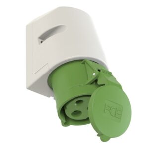 PCE 123-10 Wall-Mounted CEE Socket Outlet