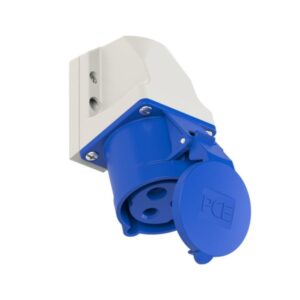 PCE 123-6k Wall-Mounted CEE Socket Outlet COMPACT