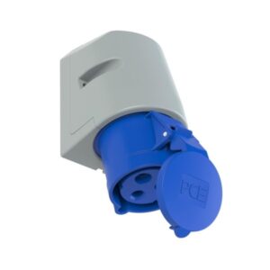 PCE 123-6tt Wall-Mounted CEE Socket Outlet