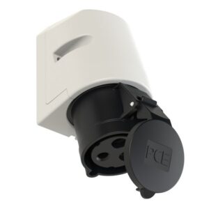 PCE 123-7 Wall-Mounted CEE Socket Outlet