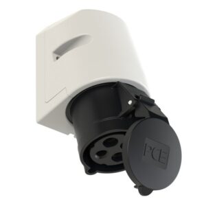 PCE 124-7 Wall-Mounted CEE Socket Outlet