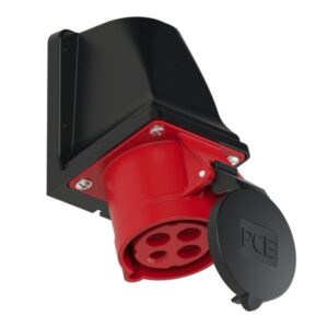 PCE 12491-6 Wall-Mounted CEE Socket Outlet