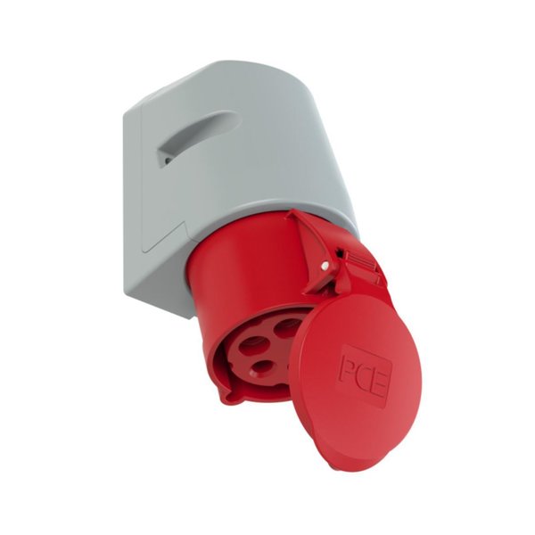 PCE 125-6tt Wall-Mounted CEE Socket Outlet
