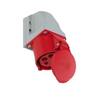 PCE 125-6ttk Wall-Mounted CEE Socket Outlet COMPACT