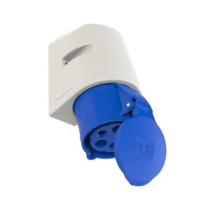 PCE 125-9 Wall-Mounted CEE Socket Outlet