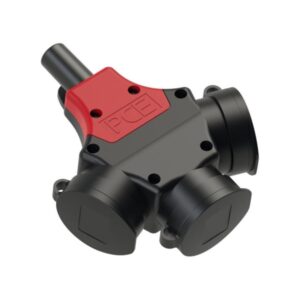 PCE 25311-s Three-Way Rubber Coupler With Cap