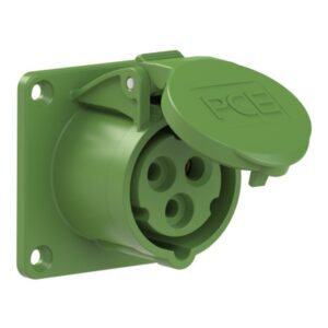 PCE 313-2 Panel-Mounted CEE Socket Outlet Straight
