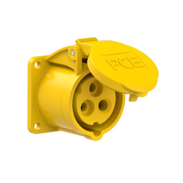 PCE 313-4f5 CEE-flanged Socket Straight