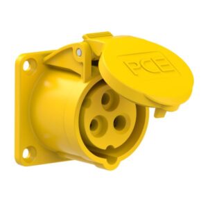 PCE 313-4f6 CEE-flanged Socket Straight