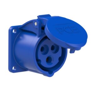 PCE 313-6f5 CEE-flanged Socket Straight