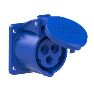 PCE 313-6f9 CEE-flanged Socket Straight