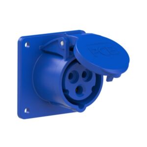 PCE 313-6ttf7 Panel-Mounted CEE Socket Outlet Straight
